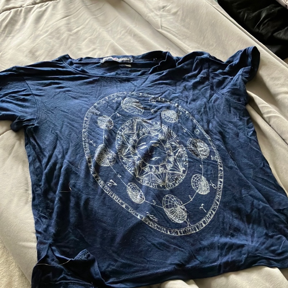 Brandy  Melville stretchy short t shirt